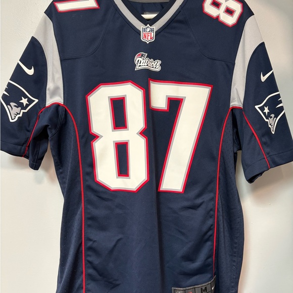 Gronkowski 87 Patriots Nike Football Jersey - Picture 2 of 2
